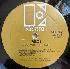 MC5 – Kick Out the Jams US Monarch Pressing 1969 Uncensored VG