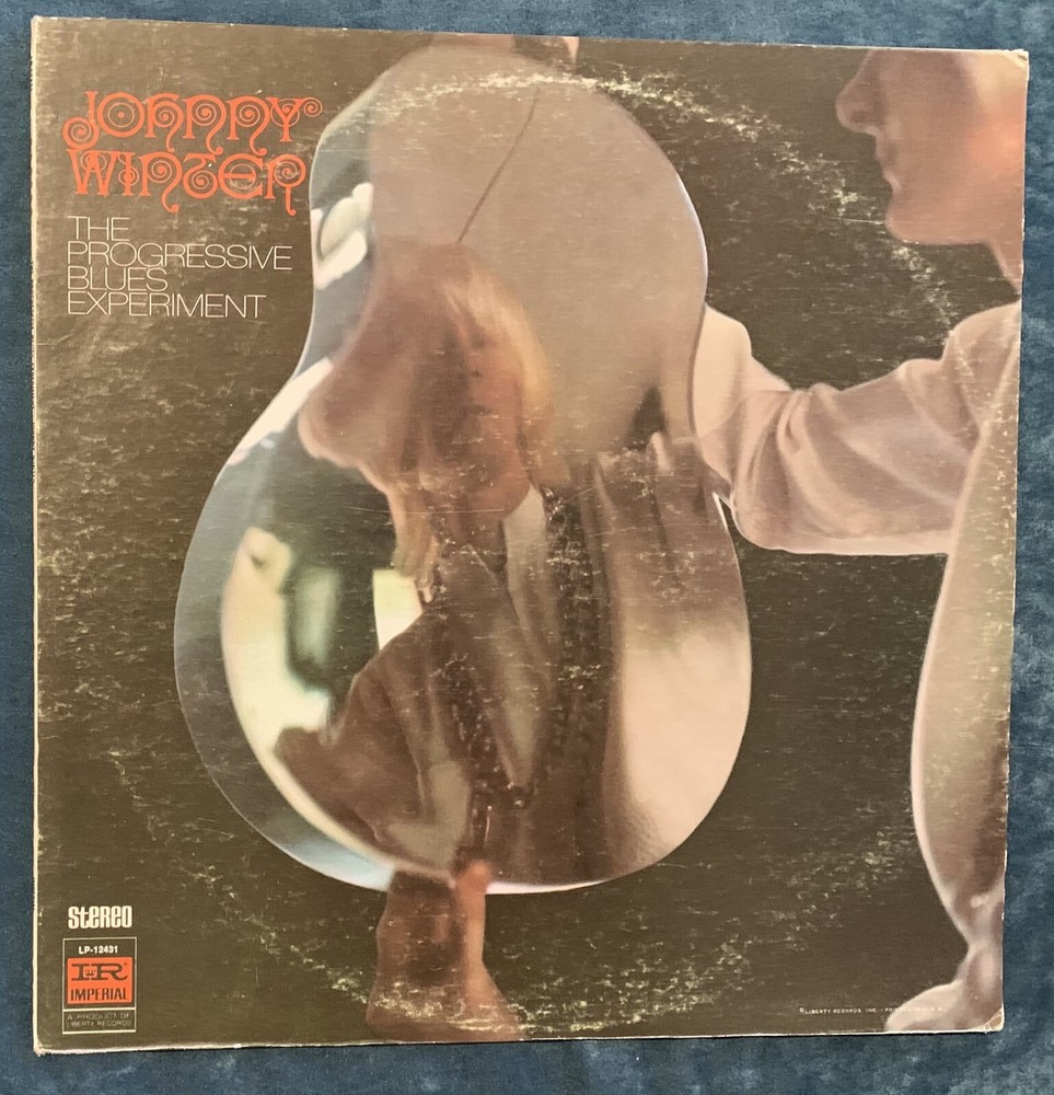 Johnny Winter The Progressive Blues Experiment Vinyl LPs Estate Sale