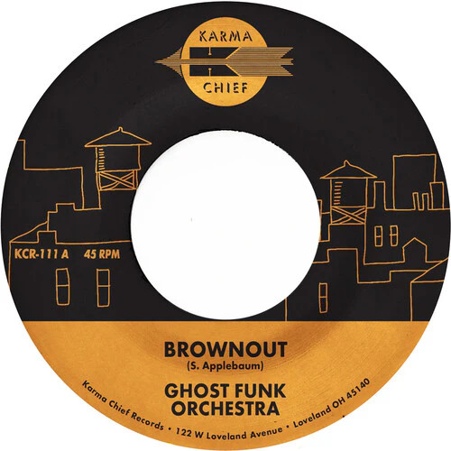 Ghost Funk Orchestra – Brownout / Boneyard Baile – Fire Red – Vinyl Record