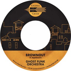 Ghost Funk Orchestra – Brownout / Boneyard Baile – Fire Red – Vinyl Record