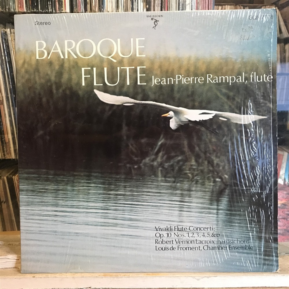 [JAZZ/CLASSICAL]~JEAN-PIERRE RAMPAL~Baroque Flute~[Original 1978~SINE QUA NON]~