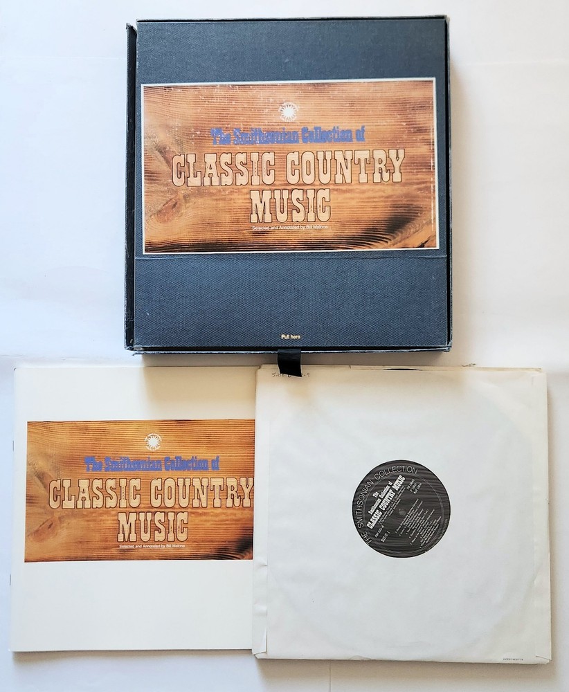 Smithsonian Collection of Classic Country Music Box Set 8 LP Records 1920s-70s