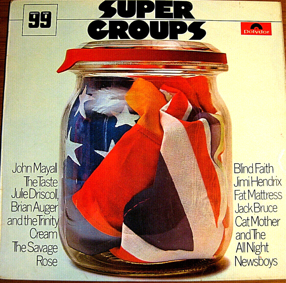 Various Artists – Supergroups Vol 1 Vinyl LP, 1st Press, Very Good Vinyl Rare LP