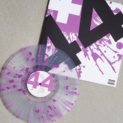 +44 When Your Heart Stops Beating (BLINK 182) Clear Orchid Color Vinyl LP