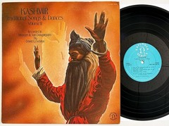 KASHMIR Traditional Songs & Dances Vol 2, David Lewiston LP, Nonesuch, VG++/VG+
