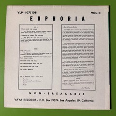 Lord Buckley ‎– Euphoria (Volume II) LP Vinyl Spoken Word 1956 Poetry Jazz Vaya