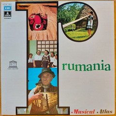 VA Rumania: Musical Atlas LP Traditional Folk Music w/Insert – Unesco Collection