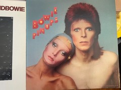 David Bowie Record Lot VGC/EXC Original Owner LPs AND Hunger Games Picture Disk
