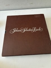 JOHANN SEBASTIAN BACH Smithsonian Collection 9 Vinyl LP Box Set Collector – Good