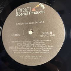 Christmas Wonderland 1985 Vinyl Album Silver Bells, White Christmas