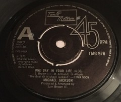 MICHAEL JACKSON One Day In Your Life 7″ VINYL 4 Prong Label Design Take Me Ex