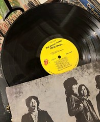 ORIGINAL 1971 ANDY WARHOL COVER THE ROLLING STONES STICKY FINGERS VINYL LP EX