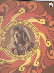 John Mayall–Live In Europe (US,LP,stereo,1968 British blues/rock,M-)