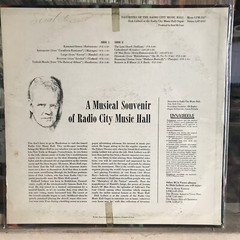 [JAZZ/CLASSICAL]~EXC LP~DICK LEIBERT~Favorites Of The Radio City Music Hall~1965