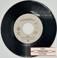 Fleetwood Mac-Gypsy/Cool Water 45 RPM Excellent (EX) +Jukebox Strip