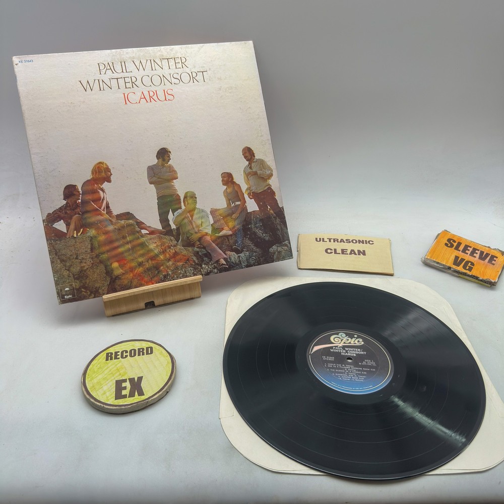 Paul Winter , The Winter Consort- Icarus EX/VG Ultrasonic Clean 1978