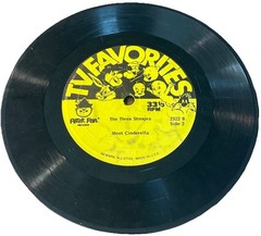 The Three Stooges Meet Cinderella, Peter Pan, 7″ LP, 33 1/3 , 2322,