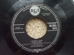 Elvis Presley – Loving You / Teddy Bear – Jukebox Ready 45 – LOW BUY IT NOW