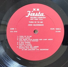 John McCormack , Turn Ye To Me, (LP, Comp), VG+, 3822977087