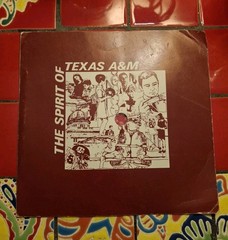 The Spirit Of Texas A & M Aggie Clear Record Booklet-33 1/3 RPM-Bob Walker ’70