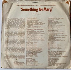 1973 Credibility Gap Something For Mary Warner Promo 45 McKean Shearer