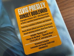 Elvis Presley Sunset Boulevard Graceland Exclusive Sealed Orange Yellow 2 LP