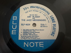 Art Blakey & Jazz Messengers Blue Note 4029 LP “Big Beat” DG Ear RVG NY,USA Mono