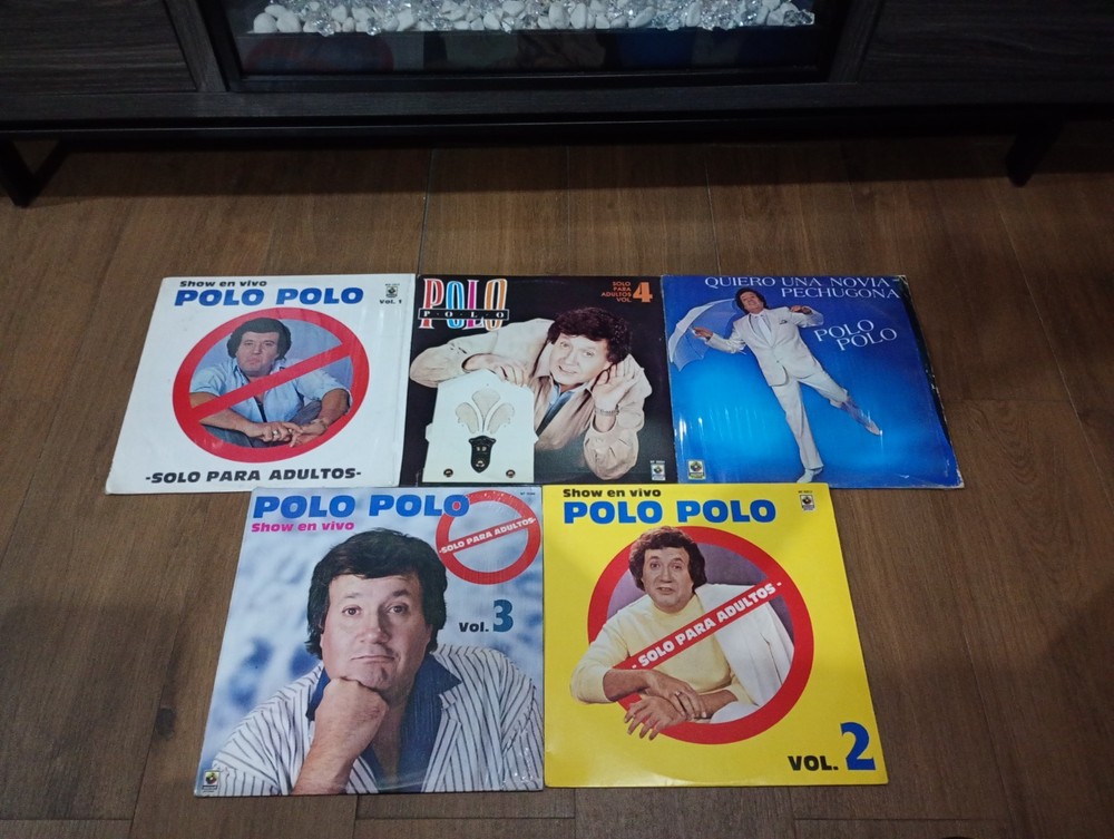 LOT 5 LP’S VINYL POLO POLO.- EXCELLENT CONDITION