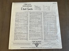 Ethel Smith Organ Holiday Vinyl LP EX/EX with Shrink, Stereo Vocalion VL 73778