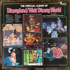 THE OFFICIAL ALBUM OF DISNEYLAND/WALT DISNEY WORLD – Orig. 1980 LP VG PLAYS EX