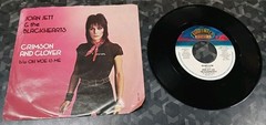 Joan Jett 45 Crimson And Clover Boardwalk NB7-11-144 A-side Play Tested