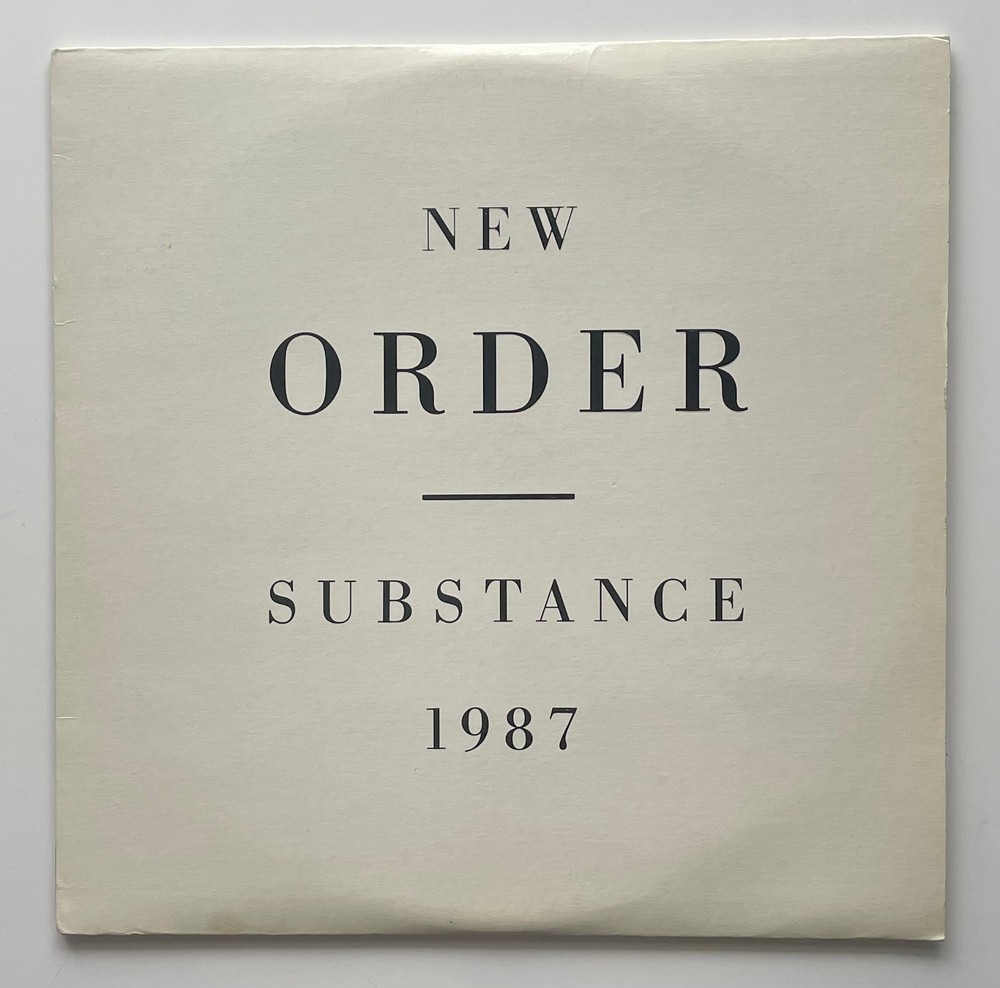 ORIGINAL Vtg NEW ORDER Album SUBSTANCE 1987 Record 1ST PRESS Vinyl 2Lp NEAR MINT