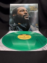 MARVIN GAYE What’s Going On LP Record 1971 2021 Target Clear Green, Poster Incl.
