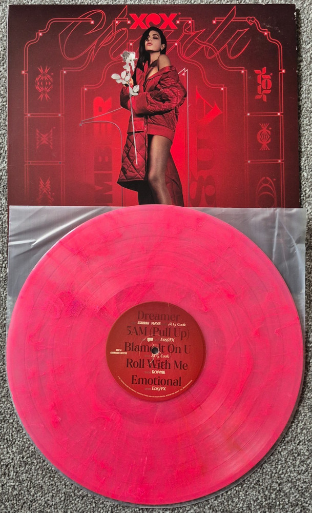 Charli XCX Number 1 Angel Pink Vinyl Super Rare NM-NM