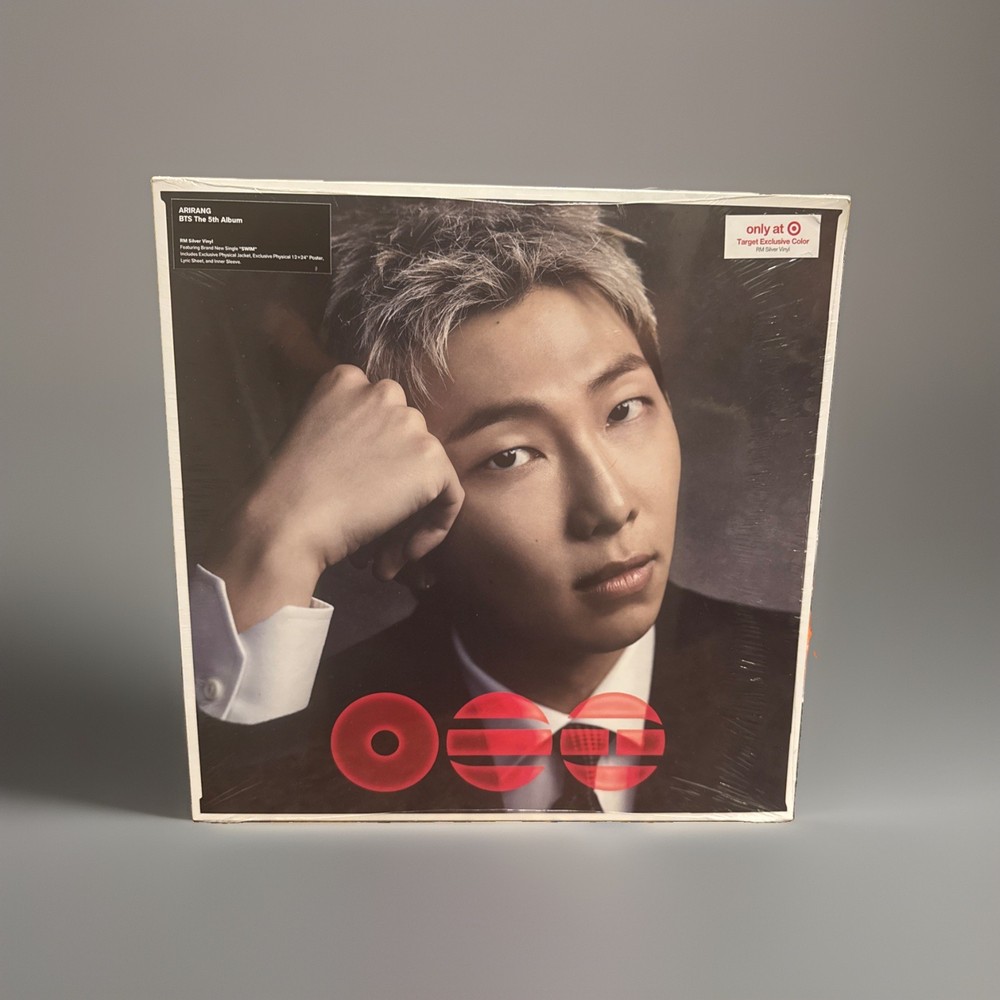 BTS – The 5th Album ARIRANG RM Cover Target Exclusive Silver Colored Vinyl LP
