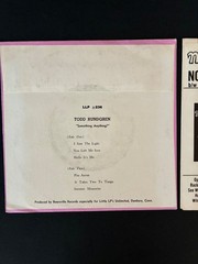 LOT of 2 Todd Rundgren / NAZZ ~ 45 rpm PICTURE SLEEVES ONLY ~