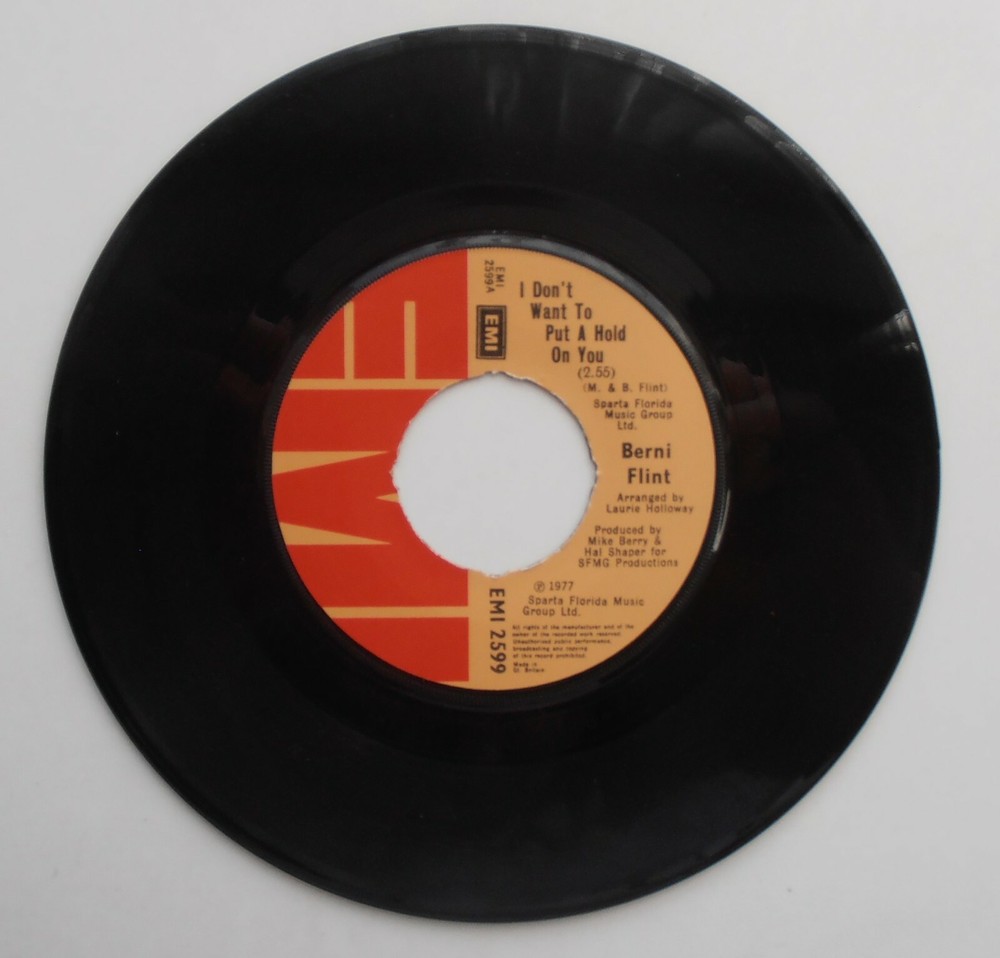 Berni Flint ‎– I Don’t Want To Put A Hold On You 1977 JUKEBOX READY