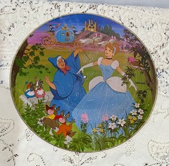 Vintage 1981 Cinderella Disney Picture Disc Movie Soundtrack RECORD Album Music