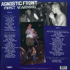 VINYL Agnostic Front – First Warning: The United Blood Era Recordings, New York