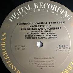 Lot Of 4 LPs Lagoya, Rampal, Bolling Presti Guitar Piano Jazz Classical Vinyl