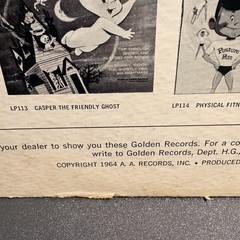The Golden Treasury Of Great Bedtime Story Songs Vinyl LP GLP 52