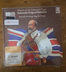 stokowski music of sir Edward elgar Royal Czech Philharmonic Ainslee Cox 12″ LP
