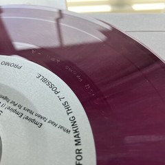 7 Inch Colored Vinyl, The Clippers, Grown-Ups, Empire! Empire! Rare promo copy