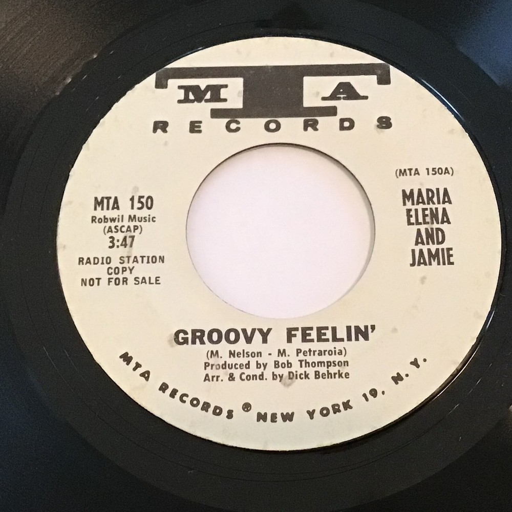 Maria Elena And Jamie – Groovy Feelin’ / Shrimp Boats 45 – Funk Soul
