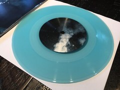 SLOW CRUSH Reel / Pale Skin 7” Blue Vinyl-Trauma Ray Nothing Leaving Time Keep