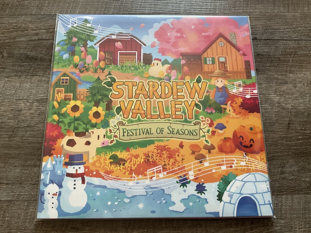 Stardew Valley – Festival of Seasons Vinyl 2LP VGM OST – Pink/Green – NEW SEALED