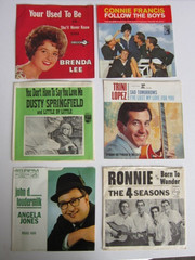 1960s POP COUNTRY Lot Of 53 PICTURE SLEEVES 45 RPM No Records ALL PICTURED
