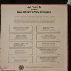 AVI Records Most Favorite Classics Vol One LP 12″ Black Vinyl AVC 2809 Walther