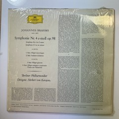 Symphony No. 4 LP Vinyl Record Brahms DG DGG 138 927 SLPM Karajan