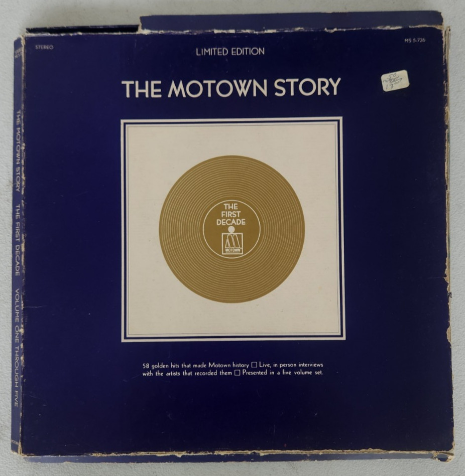 The Motown Story – 1970 Limited Edition 5 LP Vinyl Box Set Collection MS 5-726